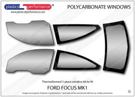 Ford Focus Mk Lexan Polycarbonate Window Kit