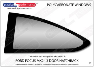 Ford Focus Mk Dr Hatchback Lexan Polycarbonate Windows Plastics