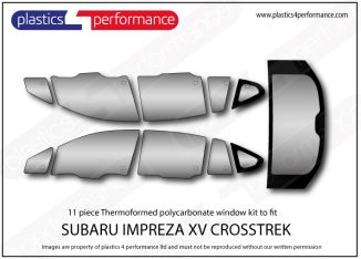 Subaru Xv Crosstrek Lexan Polycarbonate Windows Plastics Performance